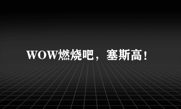 WOW燃烧吧，塞斯高！
