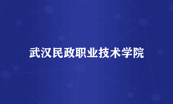 武汉民政职业技术学院