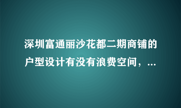 深圳富通丽沙花都二期商铺的户型设计有没有浪费空间，这附近的治安好不好？