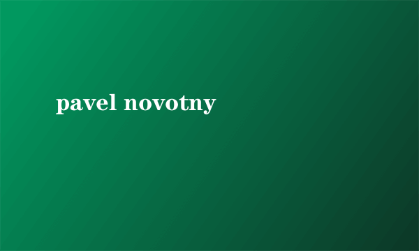 pavel novotny