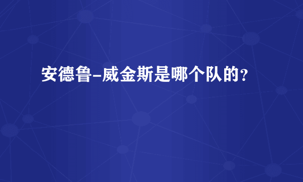 安德鲁-威金斯是哪个队的？