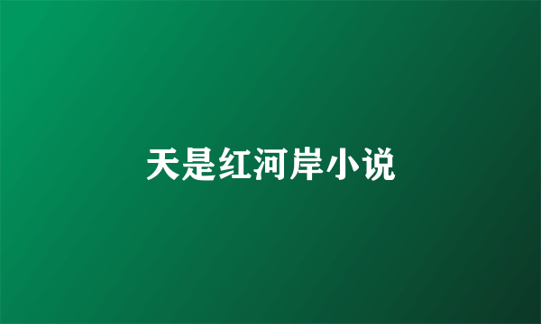 天是红河岸小说