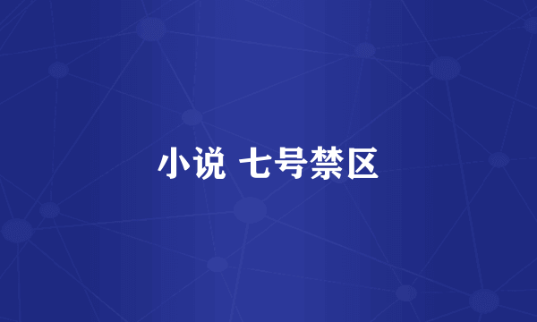 小说 七号禁区
