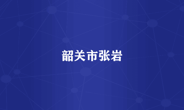 韶关市张岩