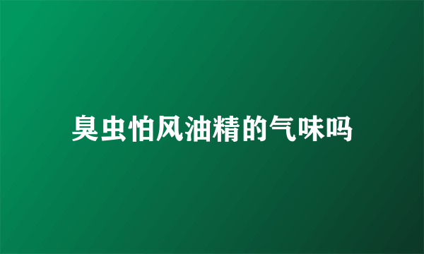 臭虫怕风油精的气味吗