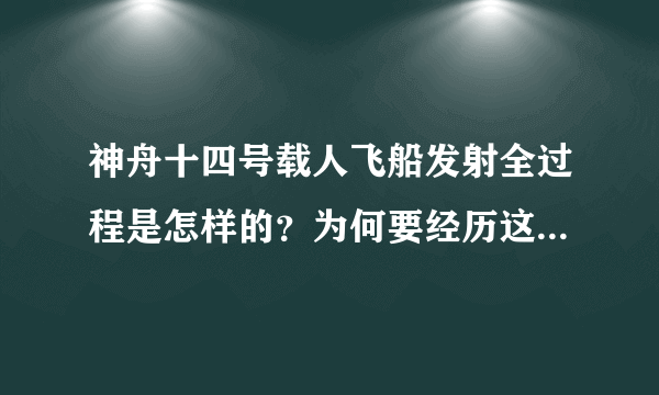 神舟十四号载人飞船发射全过程是怎样的？为何要经历这么多的流程？
