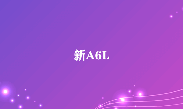 新A6L