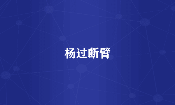 杨过断臂