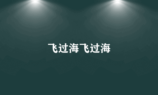 飞过海飞过海