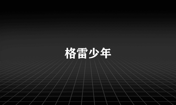 格雷少年