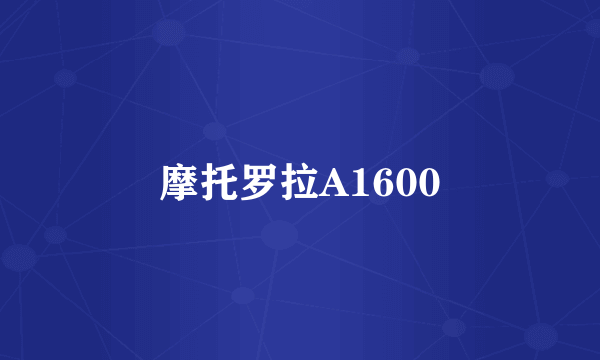 摩托罗拉A1600