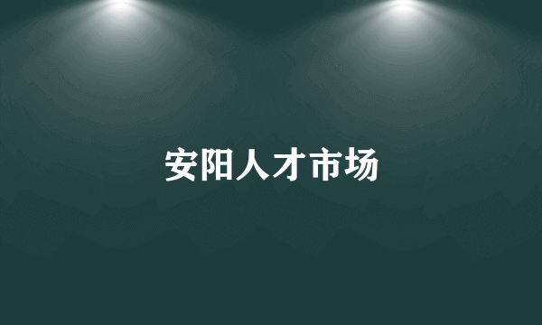 安阳人才市场