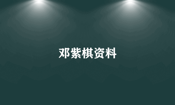 邓紫棋资料