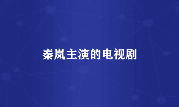 秦岚主演的电视剧