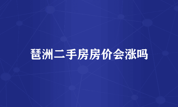 琶洲二手房房价会涨吗