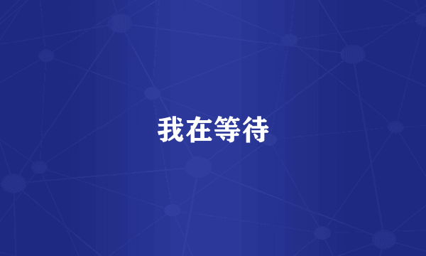 我在等待