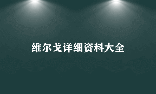 维尔戈详细资料大全