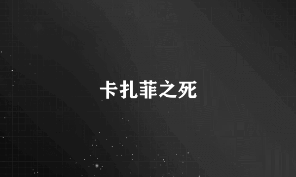 卡扎菲之死