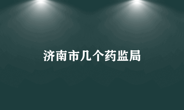 济南市几个药监局