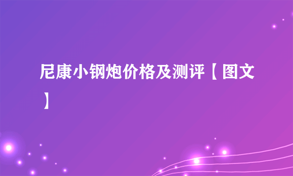 尼康小钢炮价格及测评【图文】