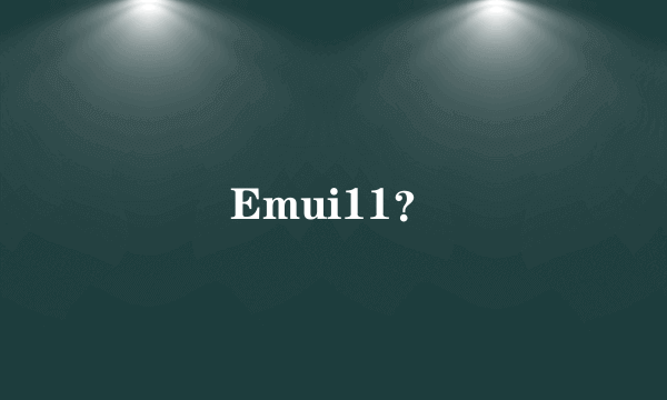 Emui11？