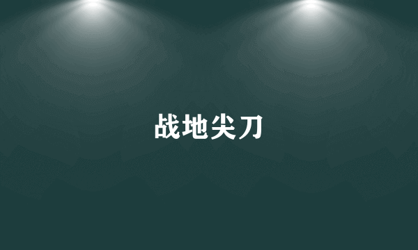 战地尖刀