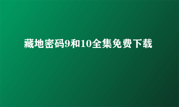 藏地密码9和10全集免费下载