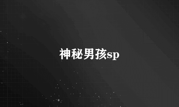 神秘男孩sp