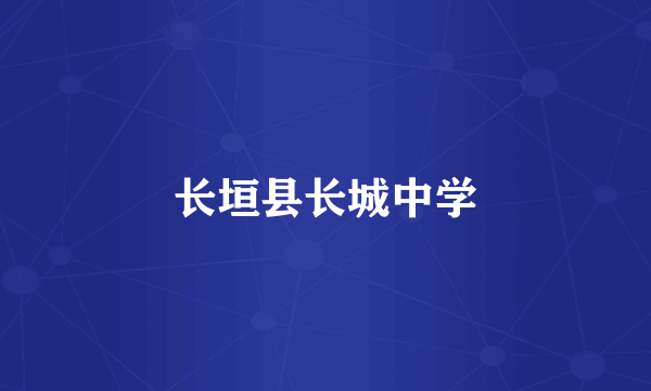 长垣县长城中学