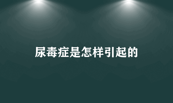 尿毒症是怎样引起的