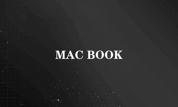 MAC BOOK