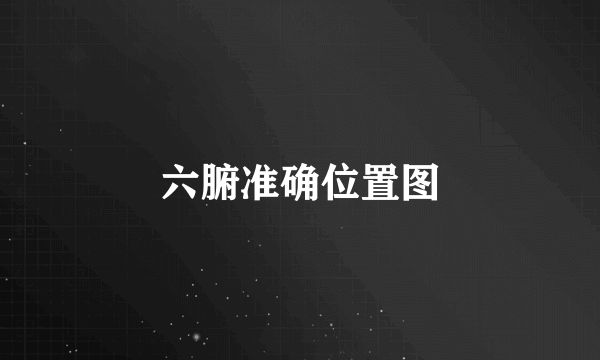 六腑准确位置图