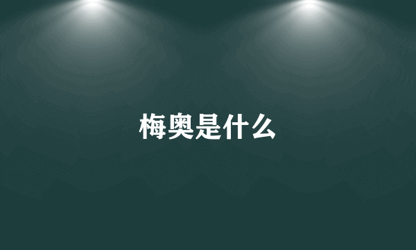 梅奥是什么