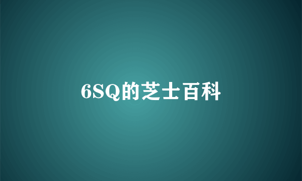 6SQ的芝士百科