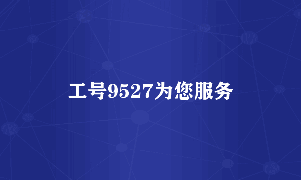 工号9527为您服务